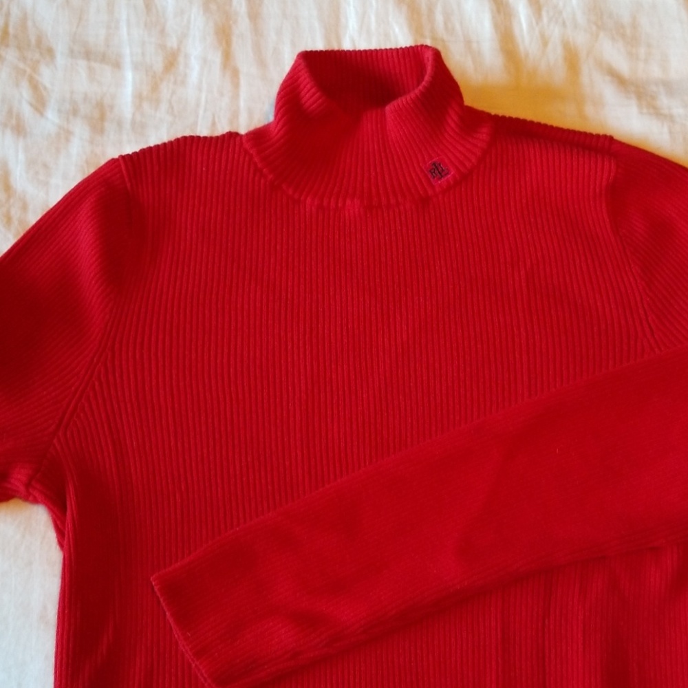 💝Polo by Ralph Lauren. Mock.  Ribbed
